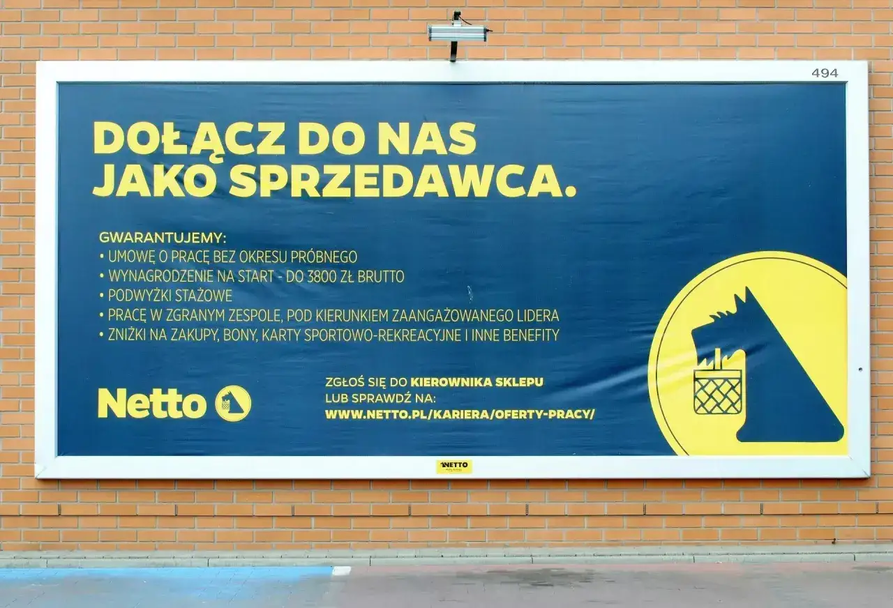 Rekrutacja do Netto! Oferują umowę, pensję od 3800 zł brutto, podwyżki, pracę w zespole i benefity. Sprawdź na netto.pl/kariera.